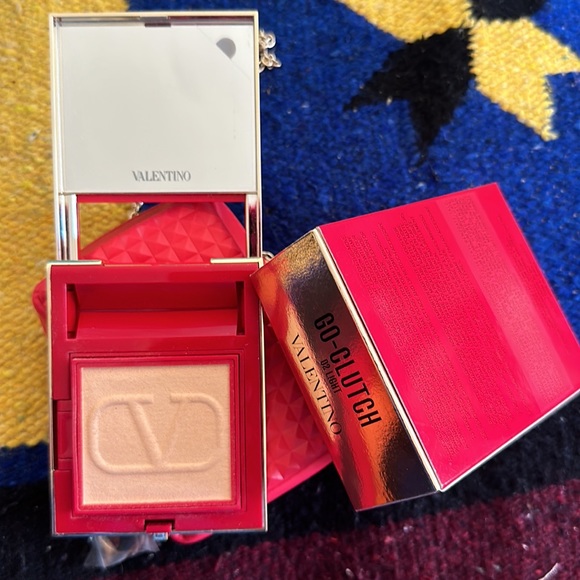 Valentino Go-Clutch w chain pouch 02 Light - Picture 8 of 8